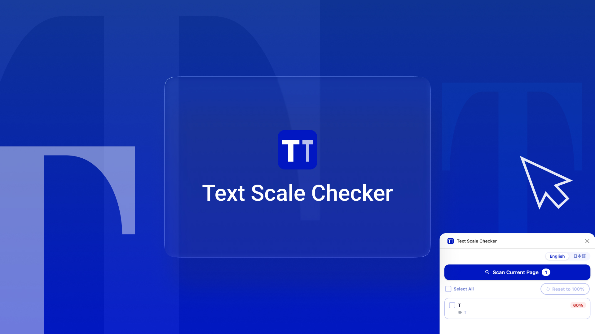 Text Scale Checker